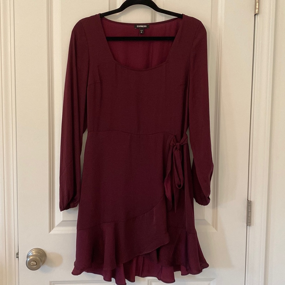 Express faux wrap dress